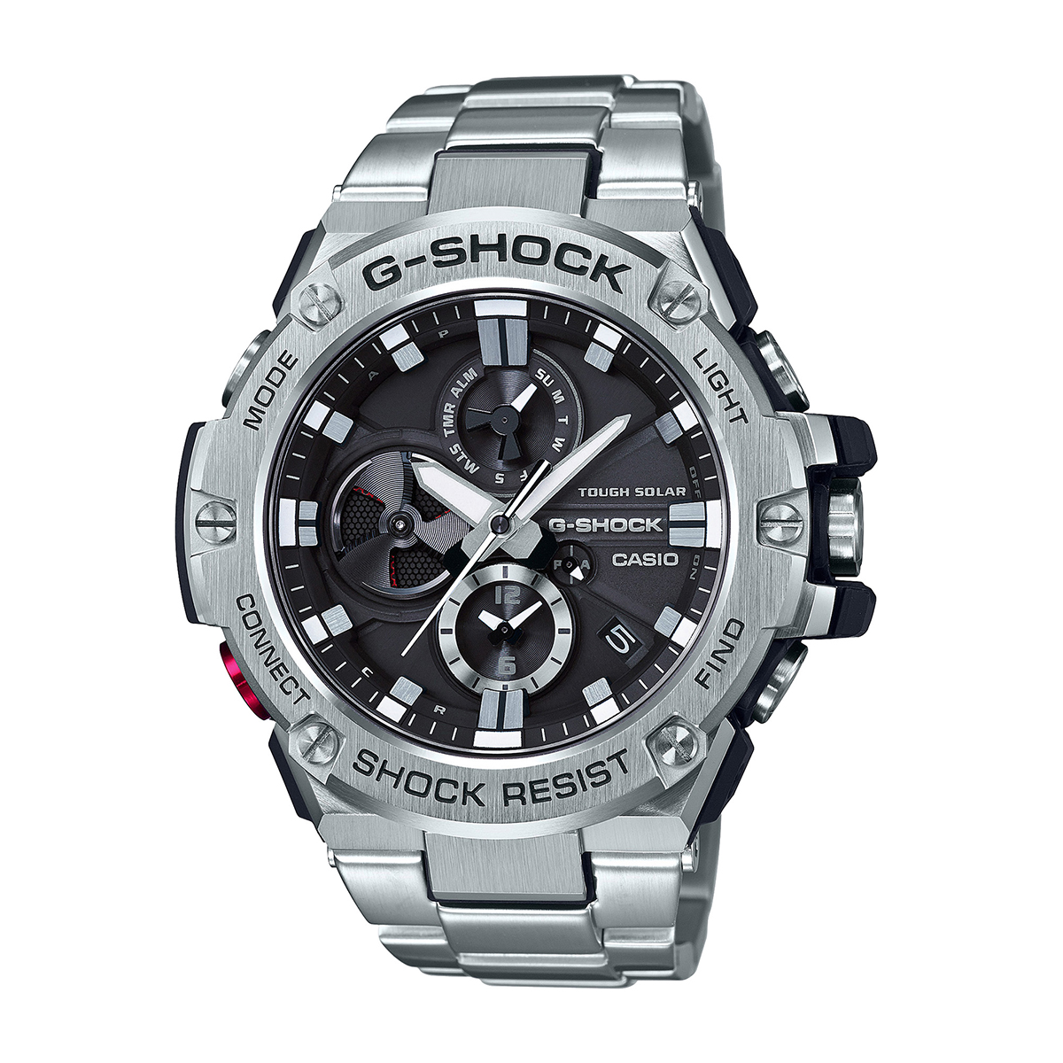 G-Shock Men's G-Steel Stainless Steel Watch with Black Dial