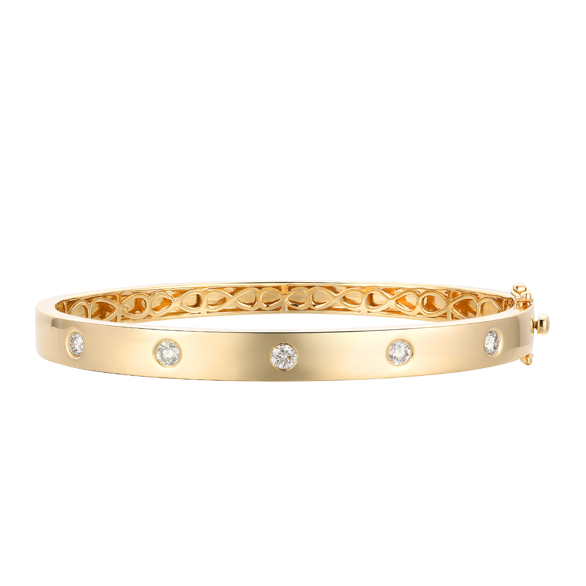 Le Vian 1/2 ct. tw. Nude Diamond Bangle Bracelet in 14K Honey Gold