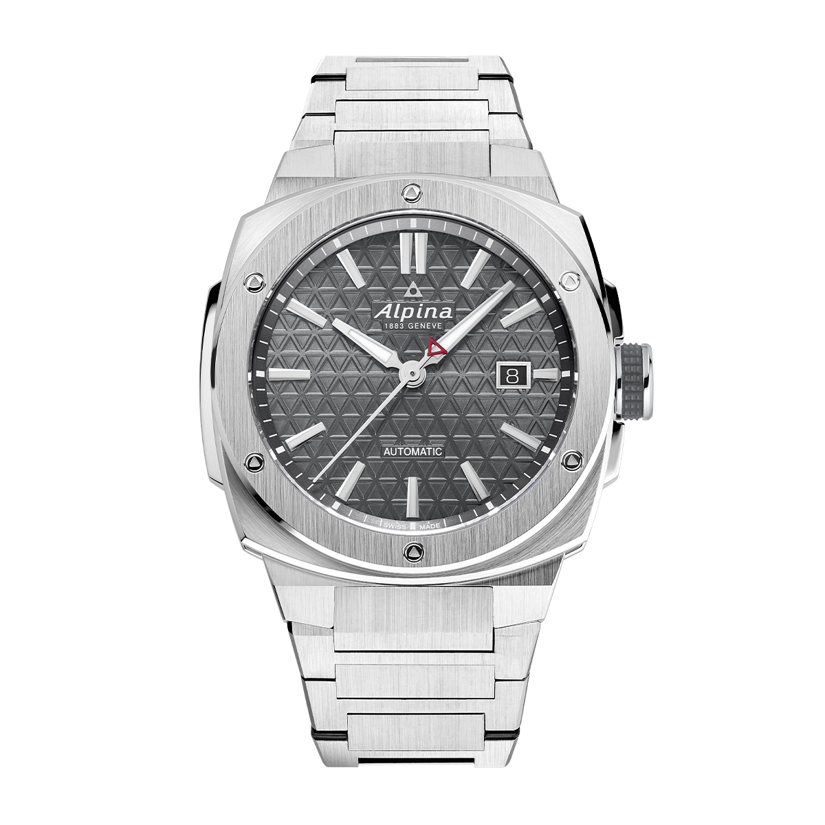 Alpina Men's Alpiner Extreme Automatic Stainless Steel Watch with Black Dial