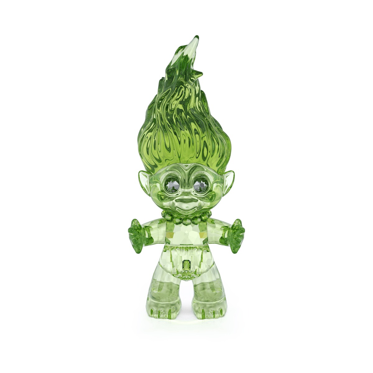 Swarovski Good Luck Trolls Green Troll Figurine
