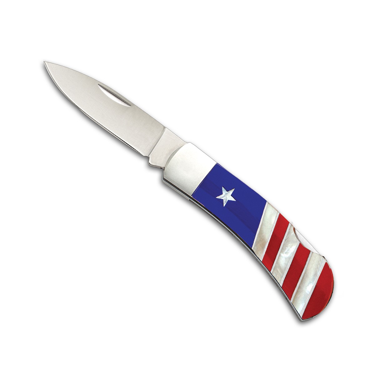 Sante Fe Stoneworks 3" Patriotic Lockback Pocket Knife