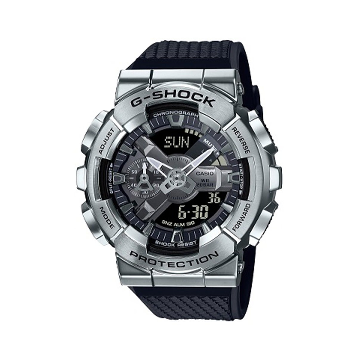 G-Shock Men's Metal Bezel Black Watch