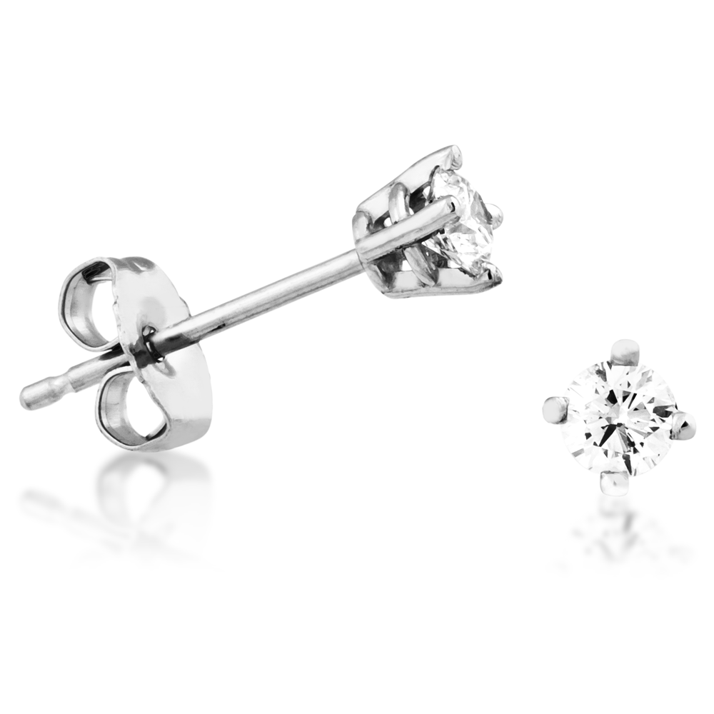 1/4CTW AAA Quality Diamond Stud Earrings