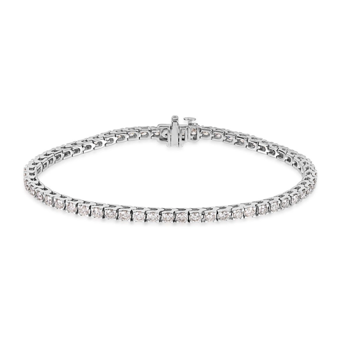 white gold diamond tennis bracelet