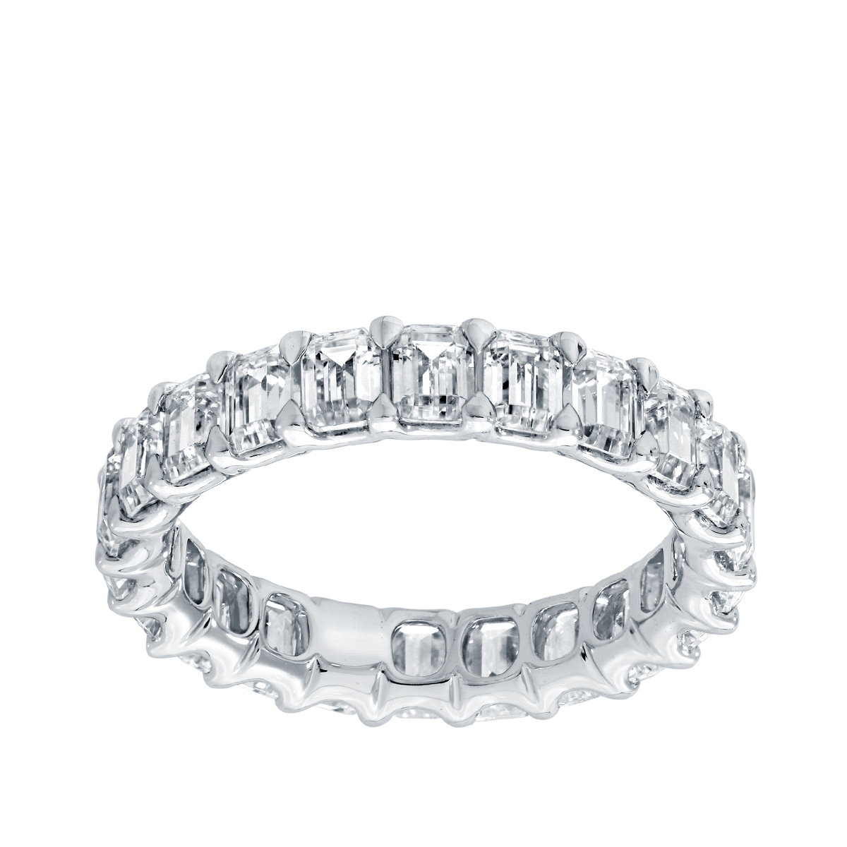 Eternity 4-5/8 ct. tw. Emerald Cut Diamond Band